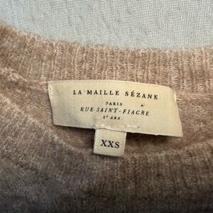 Sezane Cream Sweater